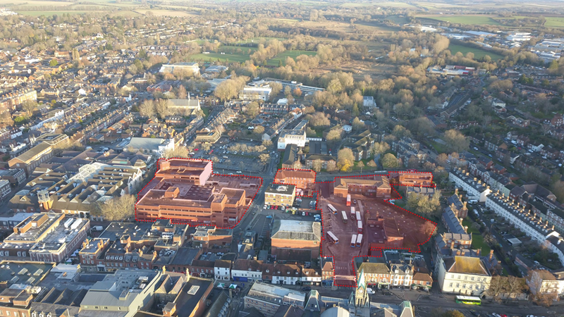 Central Winchester Regeneration site boundary